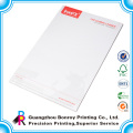 Impressão de papel timbrado de empresa de design personalizado na China